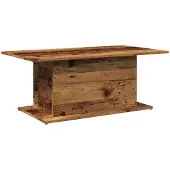 vidaXL Table basse imitation vieux bois 102x55,5x40 cm Bois composite