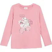 s.Oliver T-Shirt violet foncé / rose / noir / blanc