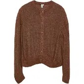 QS Cardigan umbra / cuivre