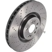 Brembo Disque de frein 09A96021 avant, ventilé, à haute teneur en carbone, 1 pièce