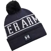 Under Armour Casquette de sport 'Halftime' bleu nuit / blanc
