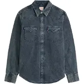 Levi's Chemise 'BARSTOW WESTERN' bleu foncé