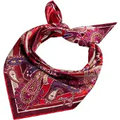 Roeckl Foulard mélange de couleurs / rouge sang
