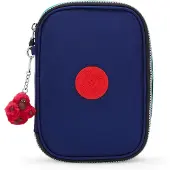 Kipling Sac '100 PENS' bleu foncé / rouge