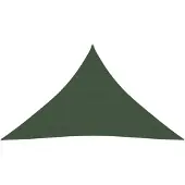 vidaXL Voile d'ombrage 160 g/m² Vert foncé 4x4x5,8 m PEHD