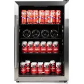 Domo Do91610bk - Réfrigérateur À Boissons Largeur 54.5 Cm Hauteur 84 Volume 118 L