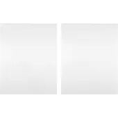 vidaXL Films de miroir 2 pcs auto-adhésive 90x150 cm PET