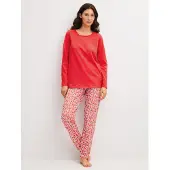 Calida Pyjama 'Mystic Nights' canneberge