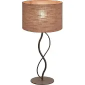 Masterlight Lampe de table Terry Dolo cacao Ø 37cm