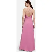 Vera Mont Robe de soirée rose ancienne