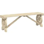 vidaXL Banc de jardin 115 cm bois massif sapin
