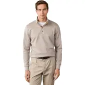 Hackett London pour homme. HM5800154 Sweat Twill Jacquard beige (XXL), Casuel, Coton