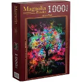Magnolia Puzzle Colourful Tree - 1000 Teile Puzzle Spielzeug