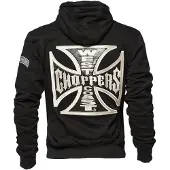 West Coast Choppers Og Classic Panel Full Zip Sweatshirt Noir M Homme