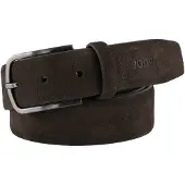 JOOP! Ceinture brun foncé / argent