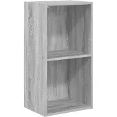 vidaXL Bibliothèque sonoma gris 40x30x77 cm bois d'ingénierie