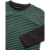 Tom Tailor T-Shirt anthracite / jade