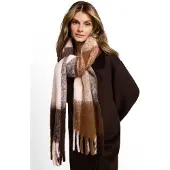 Tom Tailor Écharpe beige / marron
