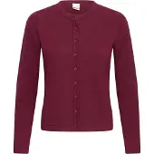 Ichi Cardigan 'IHLULS' lie de vin