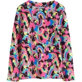 Next T-Shirt bleu clair / jaune / magenta / noir