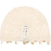 Bershka Bonnet or / argent / blanc cassé