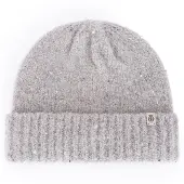 Roeckl Bonnet ' Winter Sparkle ' beige / gris