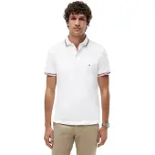 Tommy Hilfiger T-Shirt bleu foncé / rouge carmin / blanc