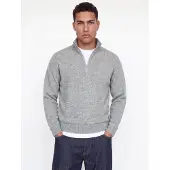 Jack & Jones Soho Ollie Half Zip Sweater Gris XL Homme