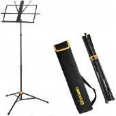 Hercules Stands Hercules BS118B EZ-Glide Music Stand with Carry Bag