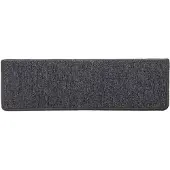 vidaXL Tapis d'escalier 15 pièces 65 x 21 x 4 cm Gris foncé Bord rectangulaire
