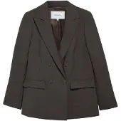 Comma Blazer brun foncé