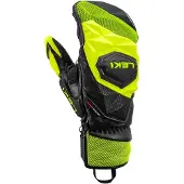 LEKI - Gants de ski - WCR Venom SL 3D Mitt Black/Ice Lemon en Silicone - Taille 9 - Noir