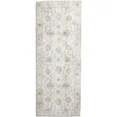 FRAAI Volero - Tapis de Passage Lavable - Domingo Oriental Blanc - 80x350cm