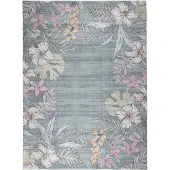 FRAAI Volero - Tapis d’extérieur à fleurs - Poppy Vert olive - 140x200cm