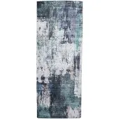 De Onlinewinkelier b.v. Volero - Tapis de Passage Lavable - Domingo Grunge Vert/Crème - 80x250cm