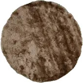 FRAAI Tapis rond à poils longs | Glorious Taupe | Ø 120cm | Taupe | Rond | Tapis