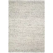 Studio Clarice Tapis en laine | Melange Crème Chiné | 230x330cm | Crème | Rectangulaire | Tapis