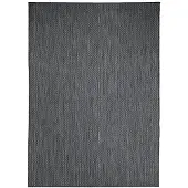 De Onlinewinkelier b.v. Tapis d'extérieur | Malta Arrow Noir | 160x230cm | Noir | Rectangulaire | Tapis d'extérieur