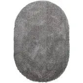 NATURL. Tapis shaggy ovale | Blaze Gris | 160x230cm | Gris | Ovale | Tapis
