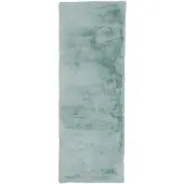 NATURL. Tapis de couloir doux à poils longs | Comfy Supreme Bleu/Vert | 80x180cm | Bleu | Tapis de couloir | Tapis