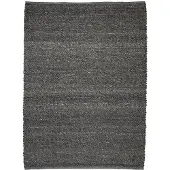 NATURL. Tapis en laine | Feline Anthracite/Chiné | 140x200cm | Anthracite | Rectangulaire | Tapis