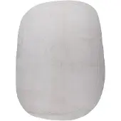FRAAI Volero - Tapis de Forme Organique - Halo Gris Galet - 80x150cm