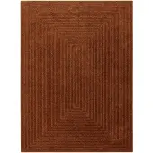 FRAAI Tapis scandinave | Lova Frames Terracotta | 200x290cm | Terracotta | Rectangulaire | Tapis