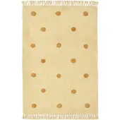 Little Olly Tapis pour chambre d’enfant – Lou Dots Jaune | 120x170cm | Jaune | Rectangulaire | Tapis enfants