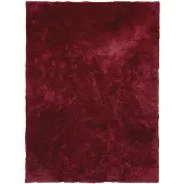 FRAAI Tapis lavable à poils longs | Ziggy Rouge | 120x170cm | Rouge | Rectangulaire | Tapis