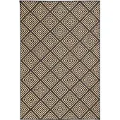FRAAI Tapis d'extérieur | Brava Noir | 120x170cm | Noir | Rectangulaire | Tapis d'extérieur