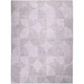 FRAAI Tapis d'extérieur abstrait | Groovy Tiles Gris | 230x330cm | Gris | Rectangulaire | Tapis d'extérieur