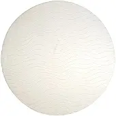 FRAAI Volero - Tapis Scandinave Rond - Charm Waves Blanc - Ø 230cm