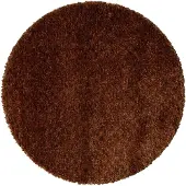 NATURL. Tapis rond lavable | Clean Marron Foncé | Ø 200cm | Marron | Rond | Tapis