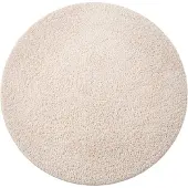 NATURL. Tapis Rond Fluffy – Bobby Crème | Ø 80cm | Crème | Rond | Tapis